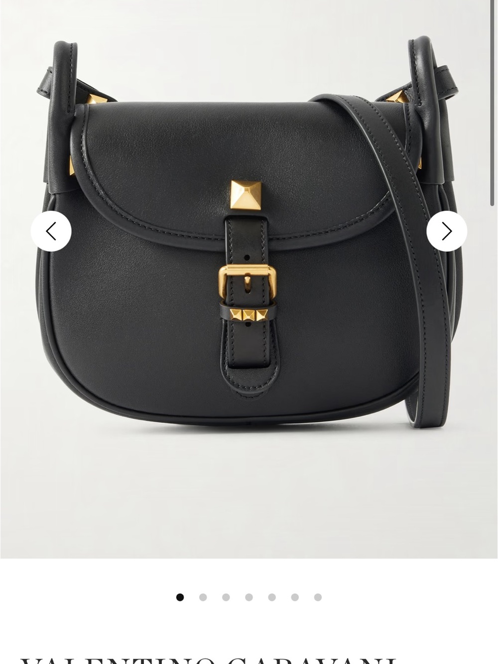 NWT Valentino Garavani Flaneuse Small Studded Leather Bag